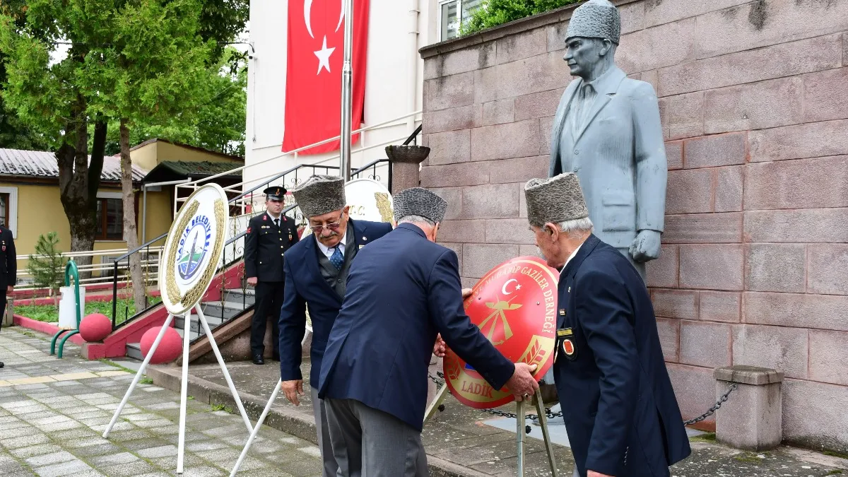 Ladik’te 19 Eylül Gaziler Günü törenle anıldı