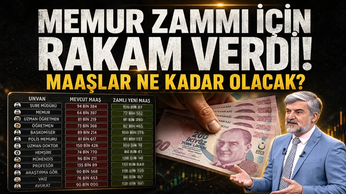 Memur zammı için rakam verdi! Maaşlar ne kadar olacak?