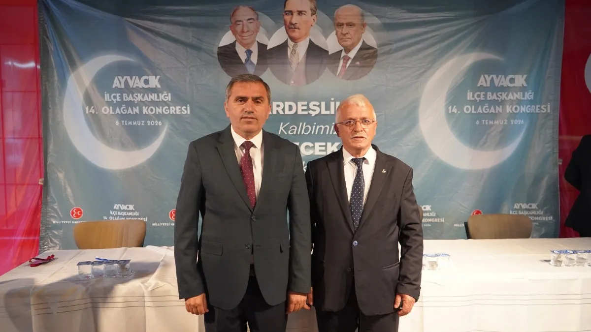 MHP Ayvacık İlçe Başkanlığı'nda Ali Duman güven tazeledi
