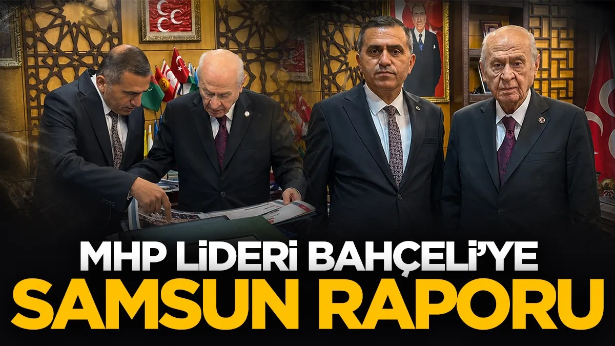 MHP Samsun İl Başkanı Burhan Mucur’dan Devlet Bahçeli’ye ziyaret
