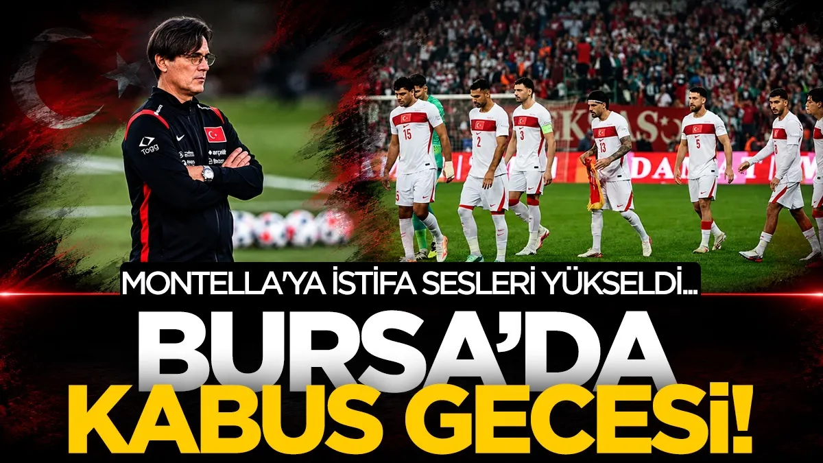 Milli Takım Bursa'da kabusu yaşadı!