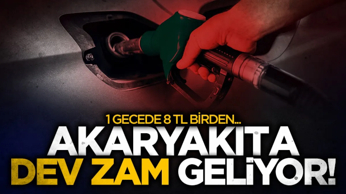 Motorine 8,24 TL zam beklentisi: karar saat 16.00’da netleşecek