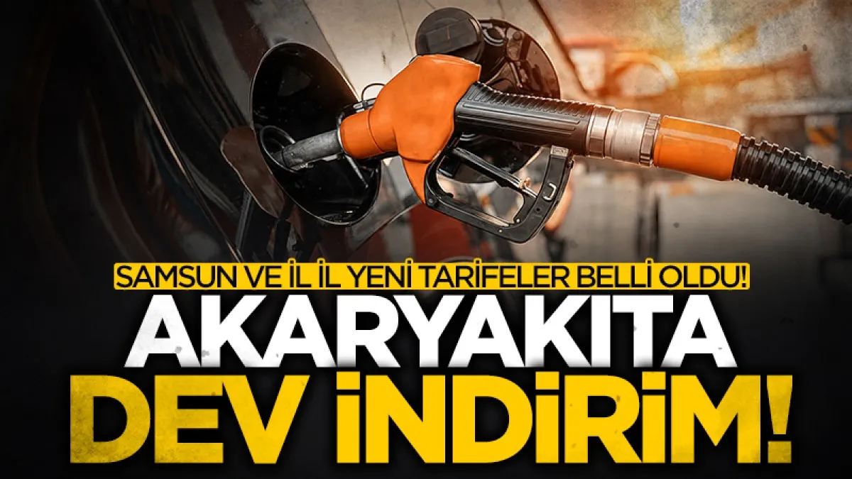 Motorine büyük indirim geldi! Samsun'da tabela değişti