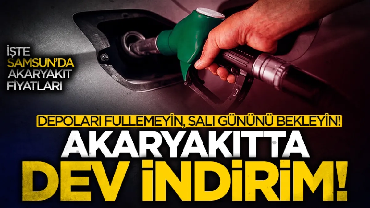 Motorine büyük indirim geliyor! Samsun'da tabela yeniden değişecek