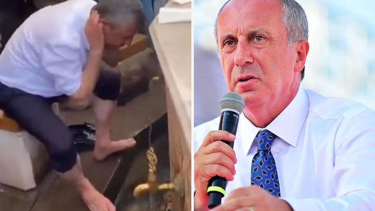 Muharrem İnce’den Özgür Özel’in abdest görüntülerine dikkat çeken yorum
