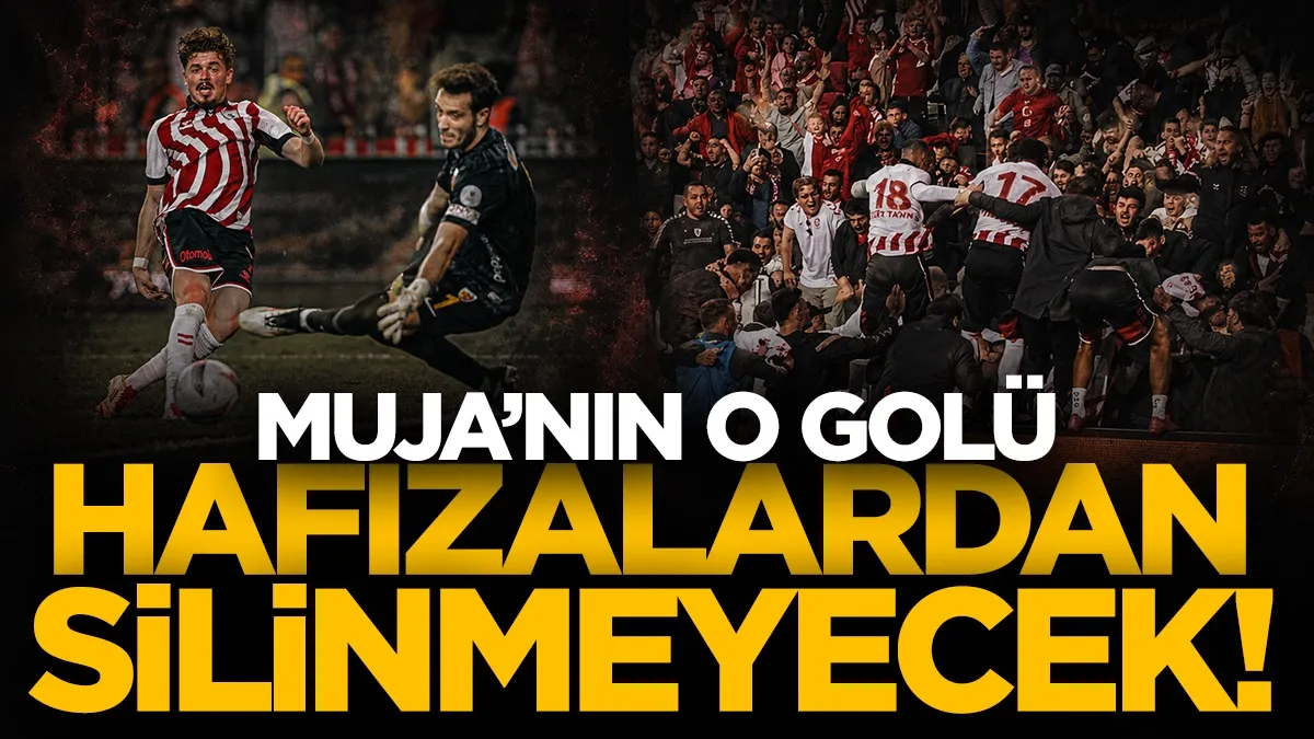 Muja’nın Samsunspor'u Avrupa'ya götüren golü hafızalardan silinmeyecek!