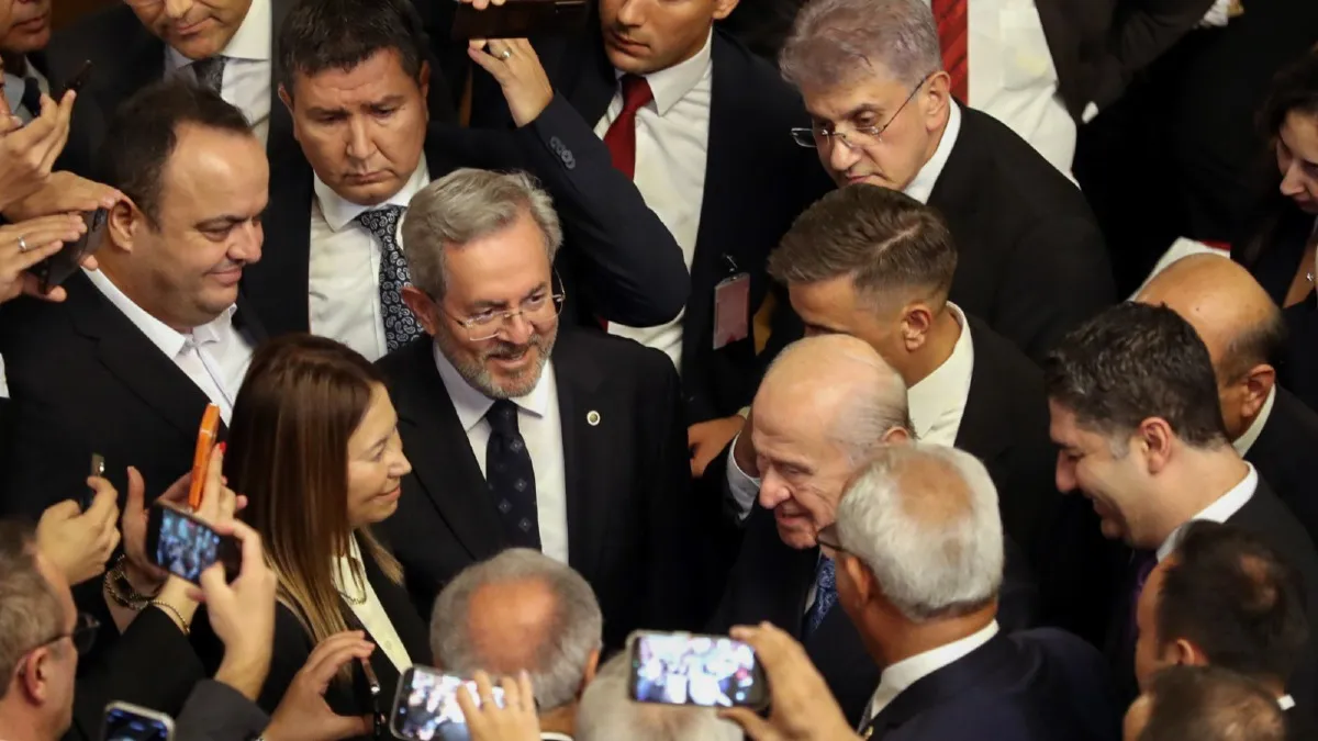 OMÜ Rektörü Fatma Aydın Meclis’teki resepsiyona katıldı