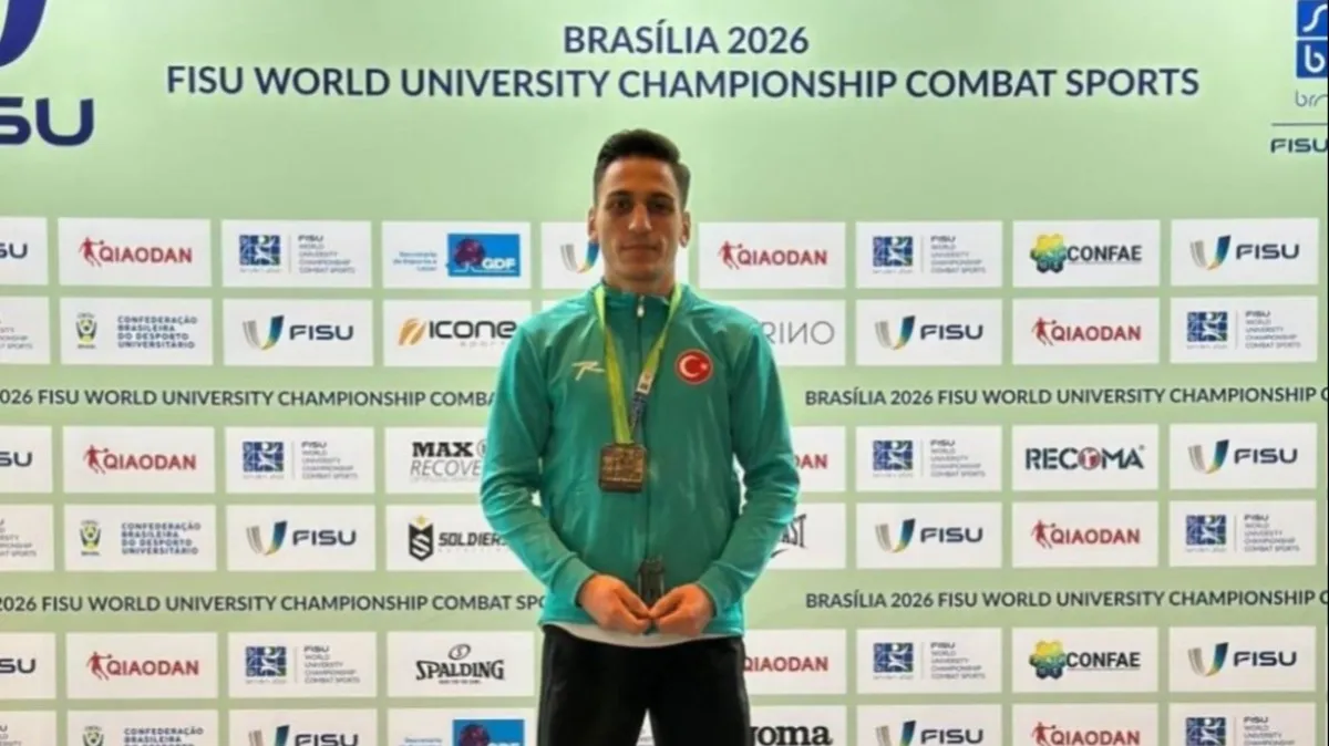 OMÜ’lü sporcu Yasin Muhittin Can Brezilya’da Dünya Şampiyonu oldu