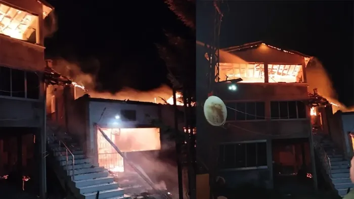Ordu'da korkutan yangın: 3 ev küle döndü