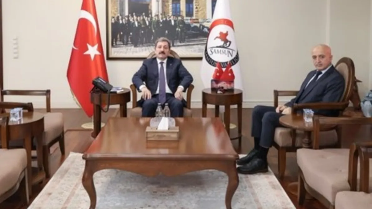 Özel Harekat Müdürü Şen’den Samsun Vali Tavlı’ya veda ziyareti