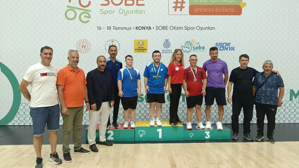 Özel sporcular masa tenisinde Samsun’u gururlandırdı