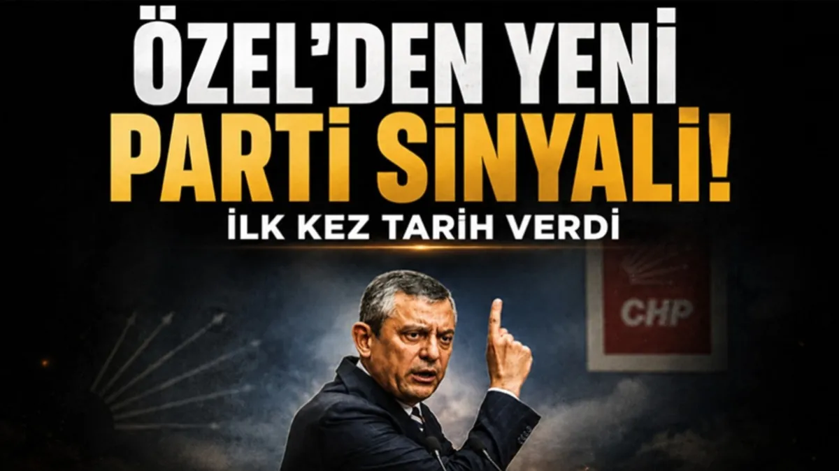 Özgür Özel’den yeni parti sinyali: Canlı yayında ilk kez tarih verdi