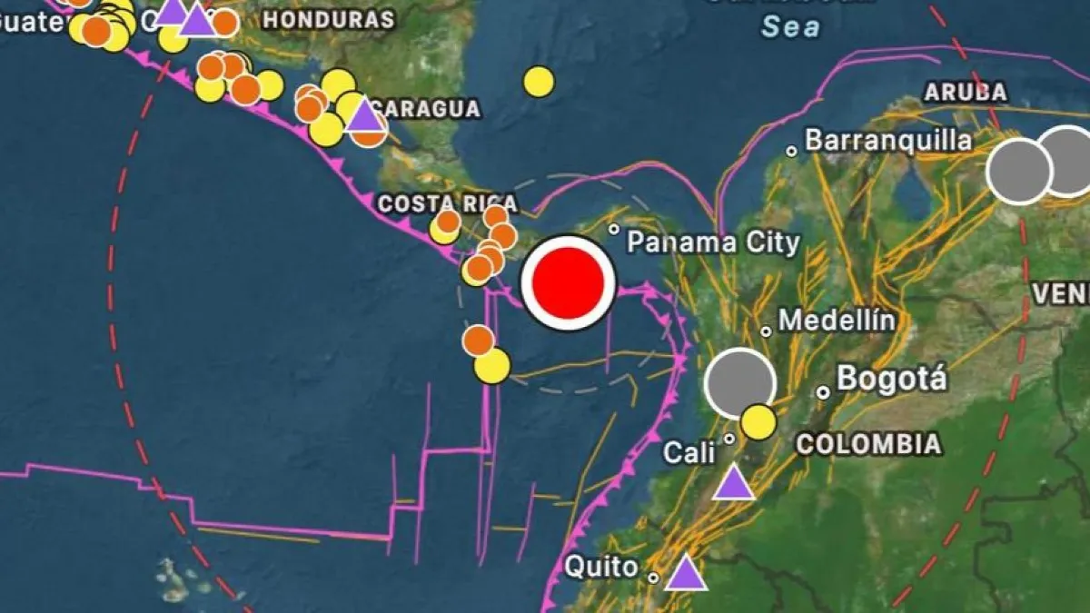 Panama'da şiddetli deprem! Pasifik kıyıları için Tsunami uyarısı