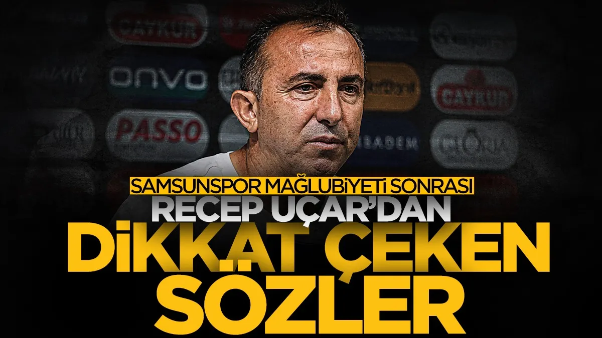 Samsunspor'a mağlup olan Rizespor'da Recep Uçar’dan dikkat çeken sözler