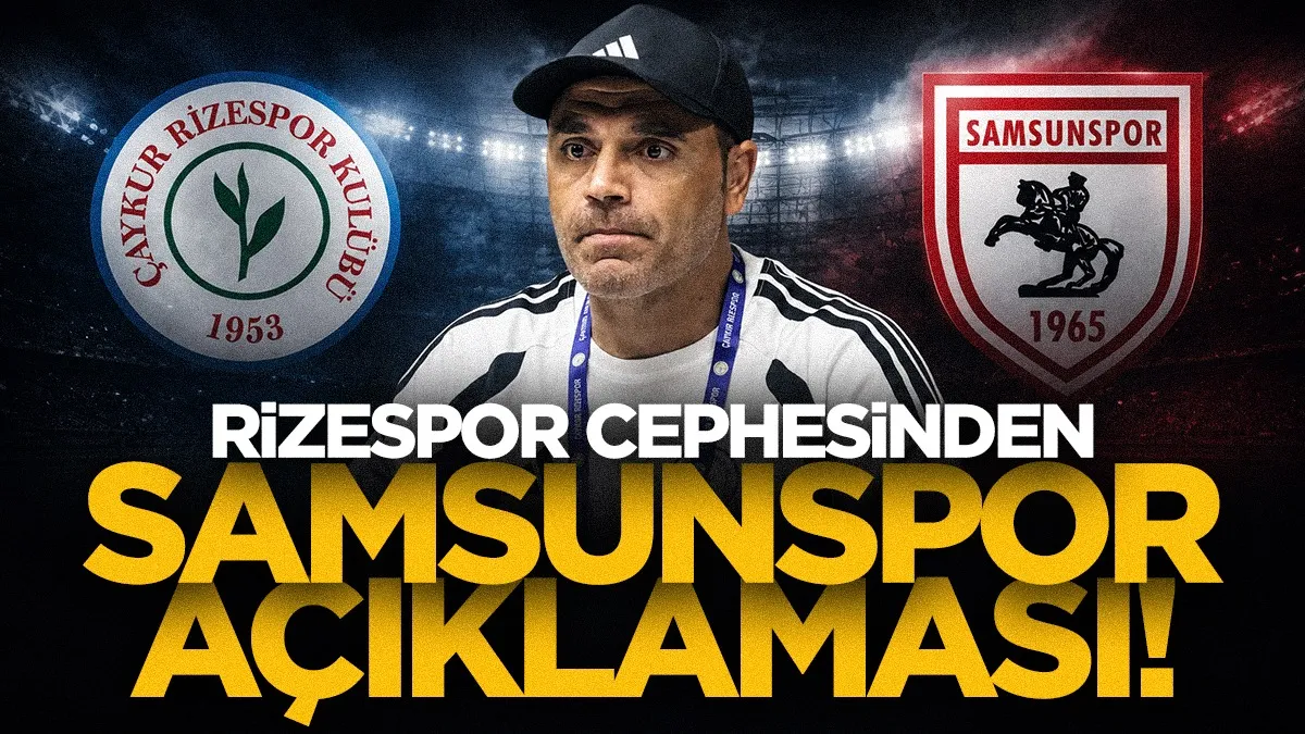 Rizespor cephesinden Samsunspor maçı öncesi mesaj