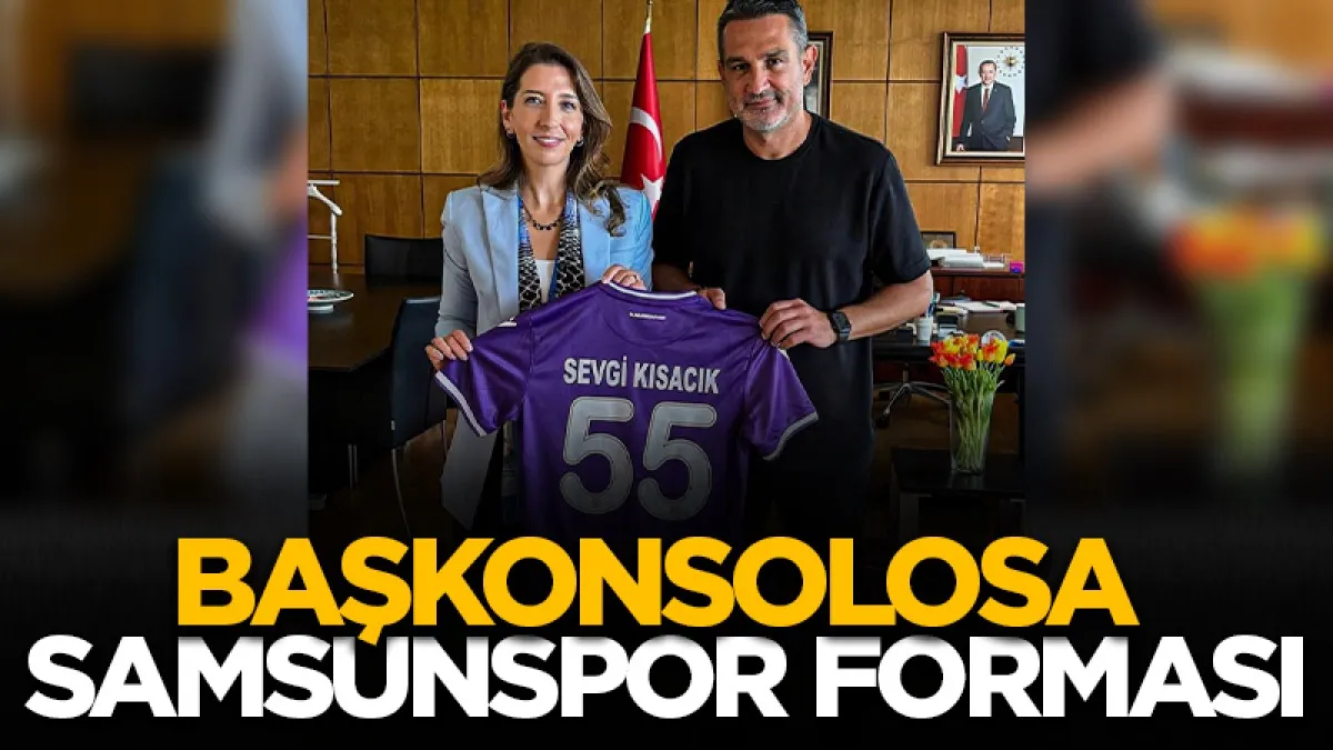 Rotterdam Başkonsolosuna Samsunspor forması