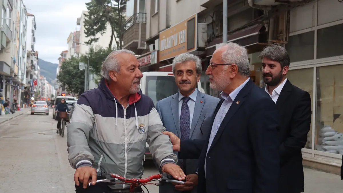 Saadet Parti Samsun Milletvekili Mehmet Karaman sahaya indi