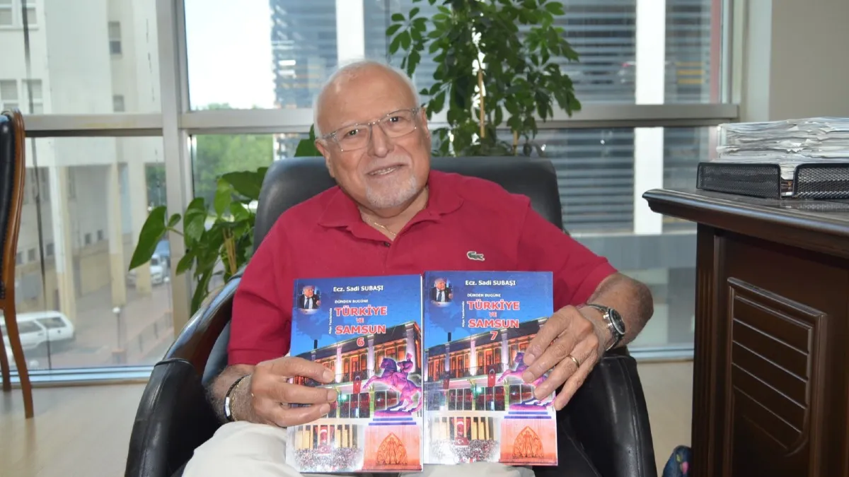 Sadi Şubaşı'dan Samsun için iki yeni kitap