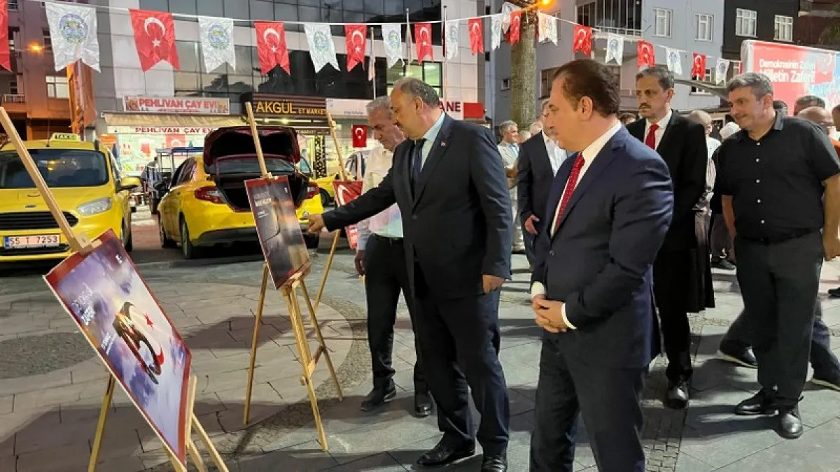 Salıpazarı'nda 15 Temmuz ruhu: Milli birlik günü anma programı düzenlendi