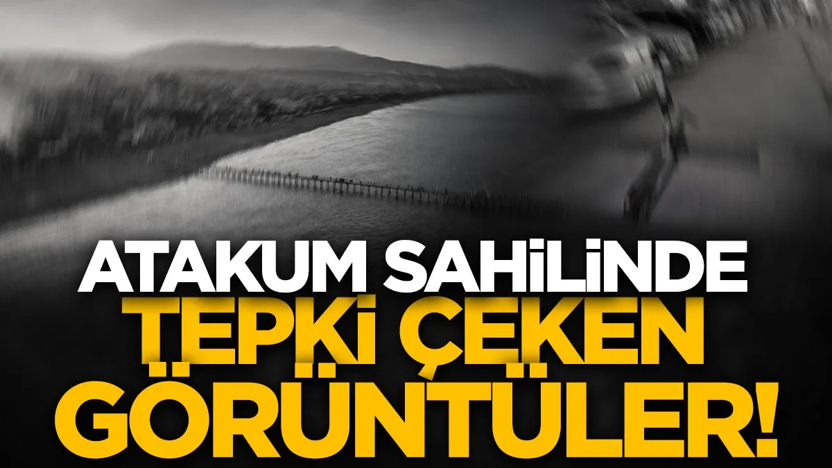 Samsun Atakum sahilinde tepki çeken Scooter görüntüleri