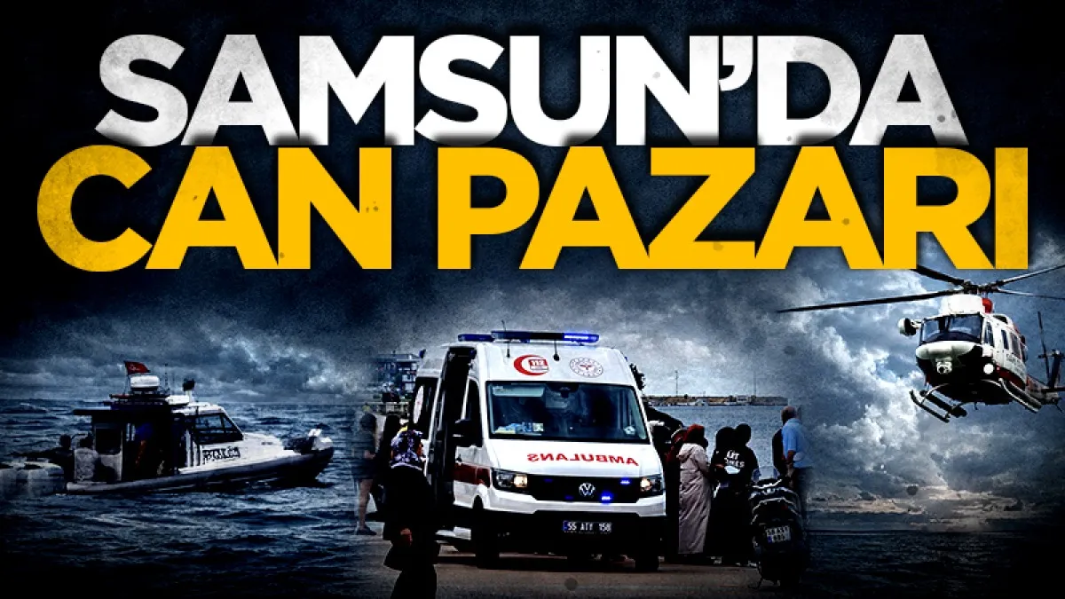Samsun Atakum'da dev dalgalar arasında can pazarı