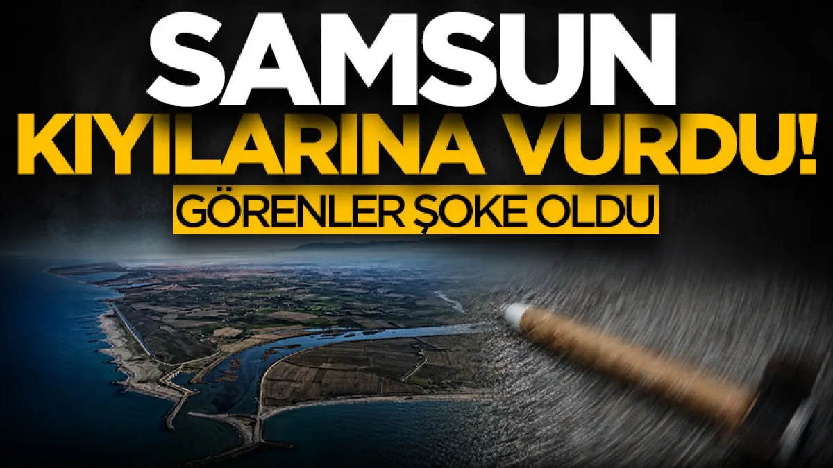 Samsun Bafra sahilinde askeri mühimmat imha edildi