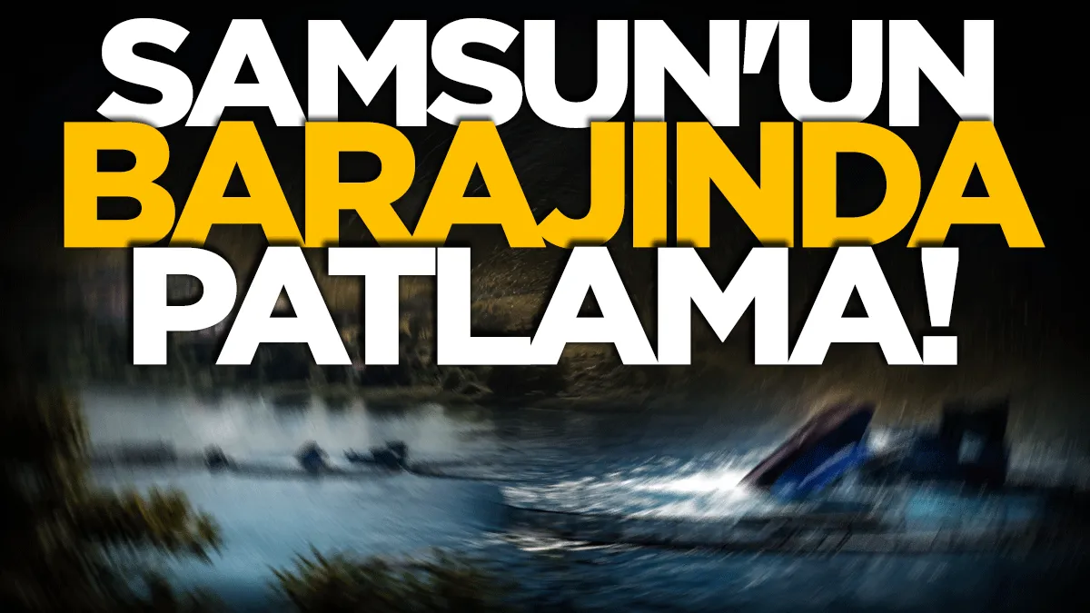 Samsun Bafra’da balık üretim tesisinde vinç teknesi battı