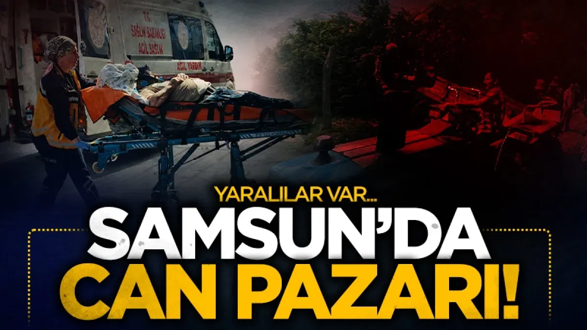 Samsun Bafra’da traktörün römorku devrildi: 6 kişi yaralandı