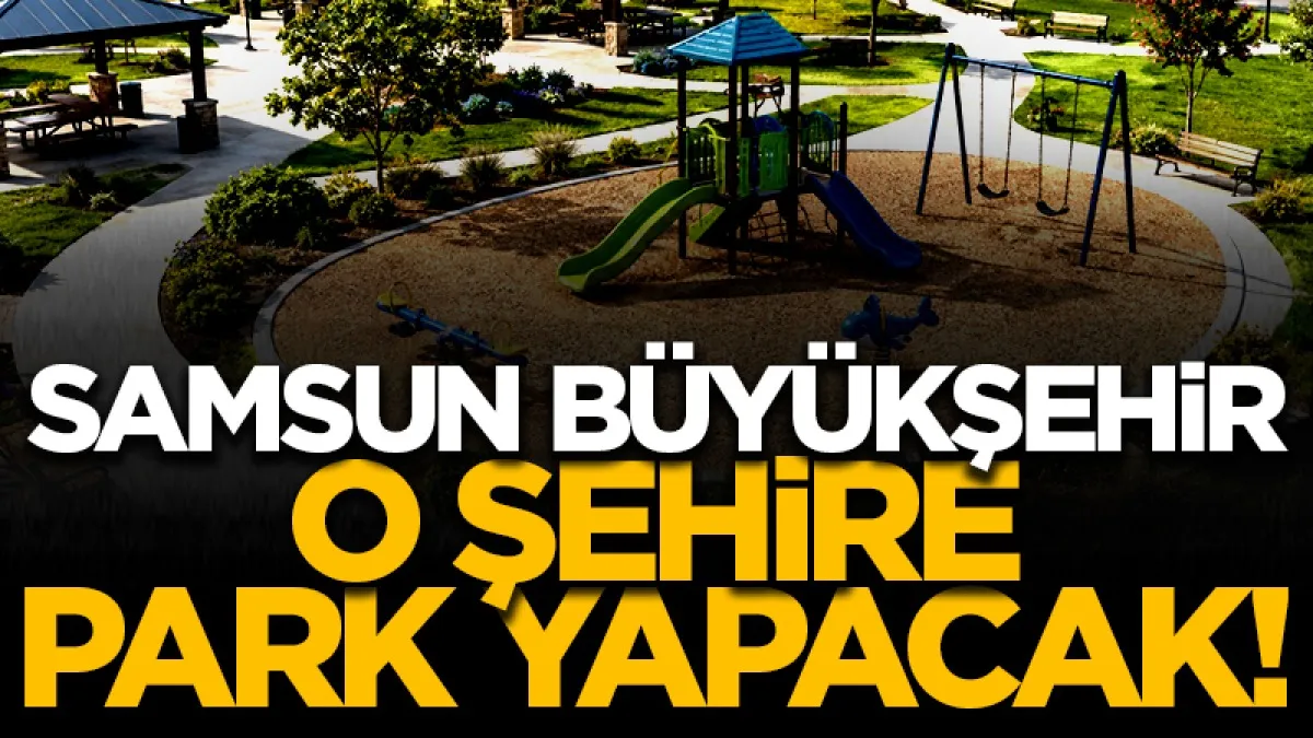 Samsun Büyükşehir Belediyesi  Bingöl’e park yapacak!