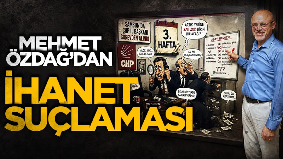 Samsun CHP'de görevden alınan Mehmet Özdağ'dan sert "Mehmet Pank" tepkisi!