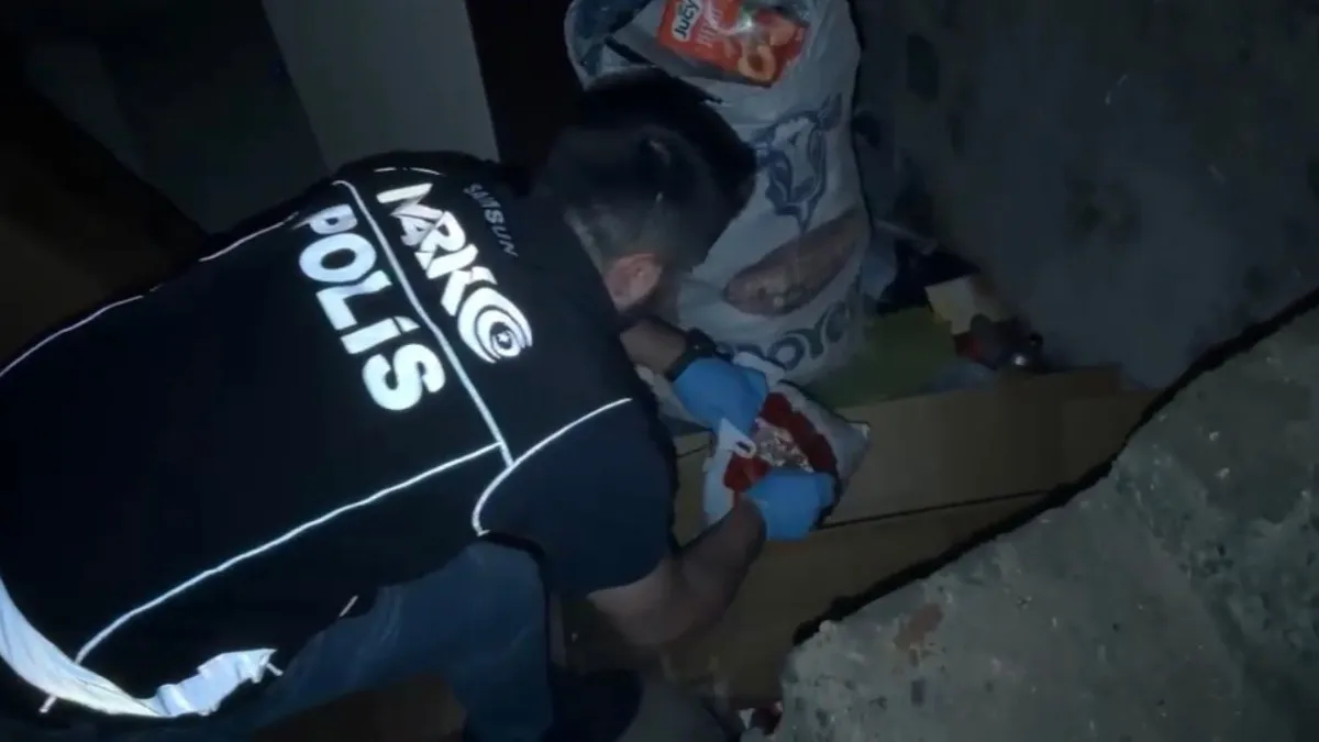Samsun emniyetten 4 İlçede eş zamanlı narkotik operasyonu