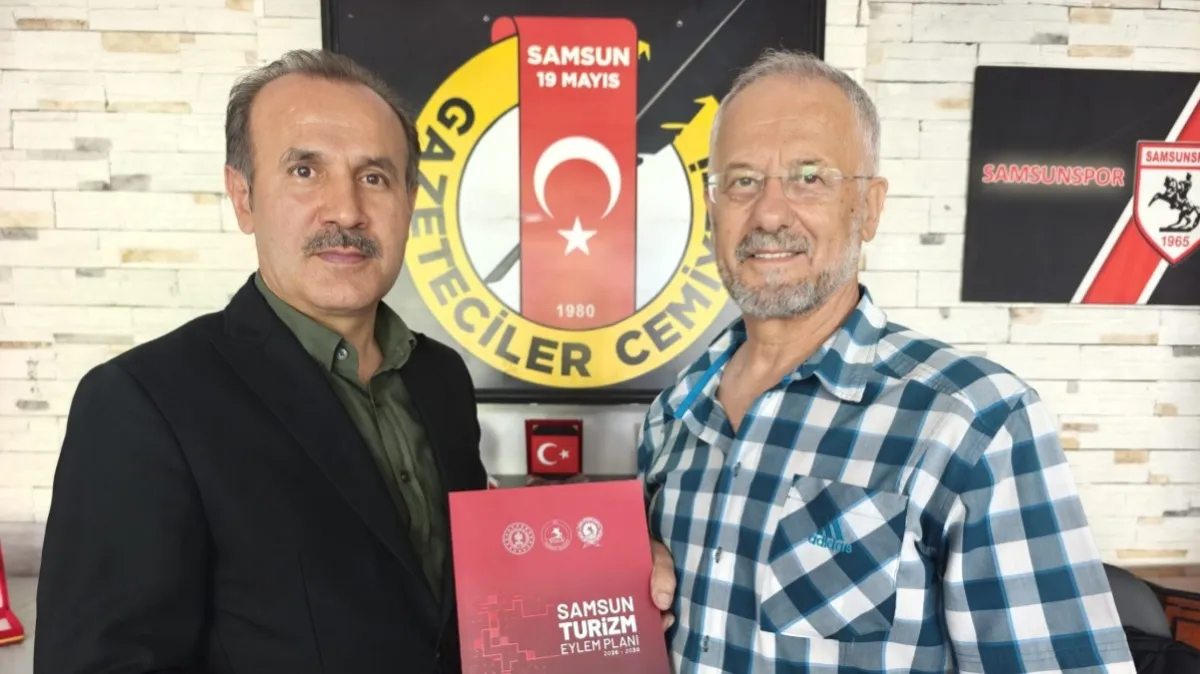 Samsun İl Kültür ve Turizm Müdürü Demirtaş 19 Mayıs Gazeteciler Cemiyeti’ni ziyaret etti