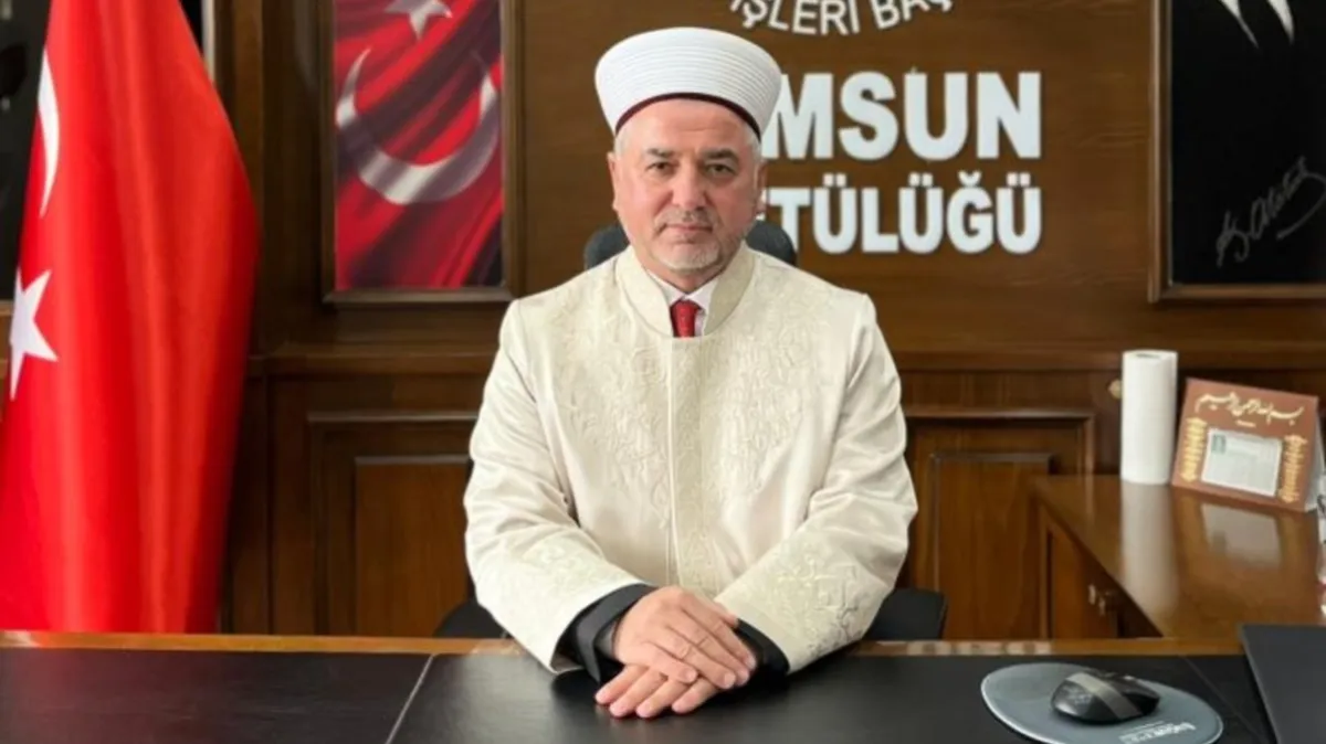 Samsun İl Müftülüğünde görev değişimi: Hasan Güneş göreve başladı