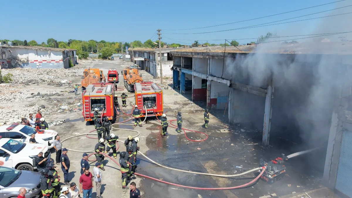 Samsun İtfaiyesi'nin 'Alevkıran' ile nefes kesen tatbikat