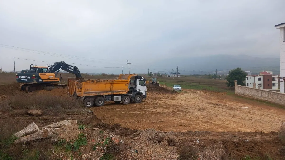 Samsun Kavak'ta Hafızlık Kur'an Kursu ve Camii için temel çalışması başladı