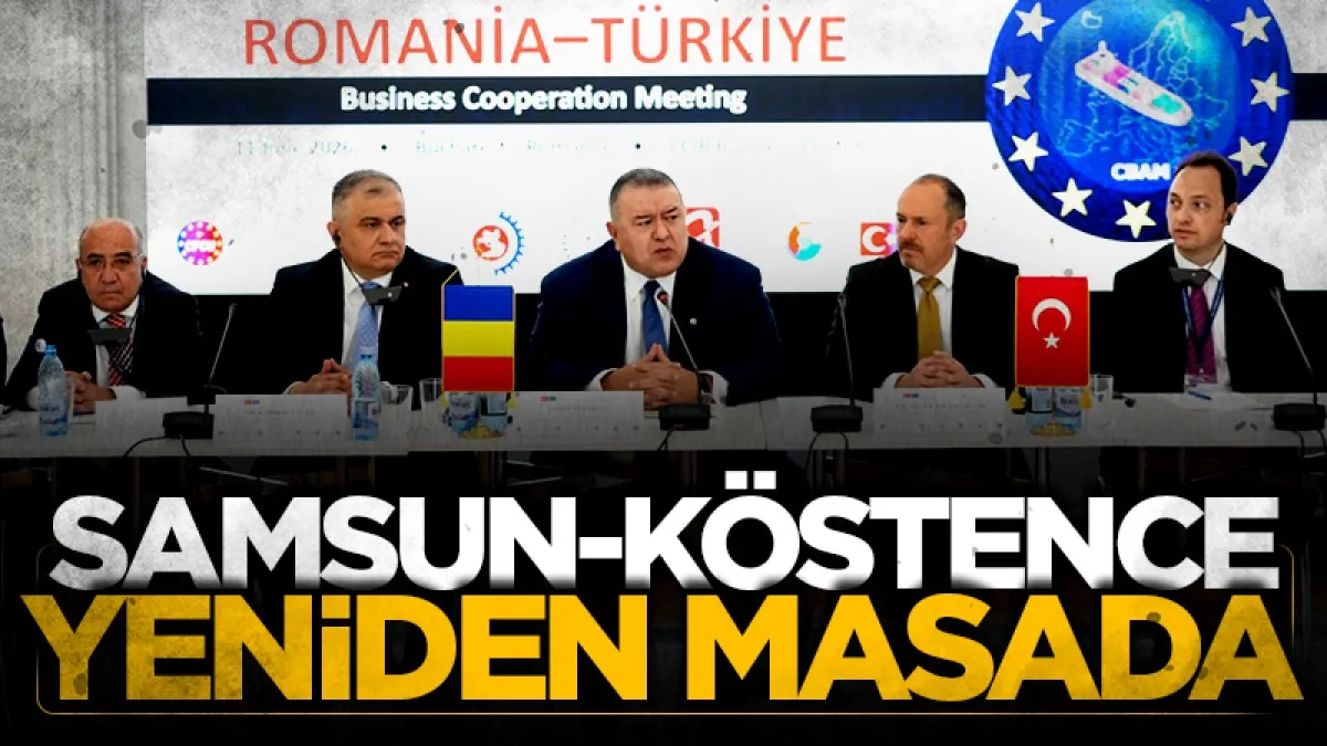Samsun-Köstence arası yük taşımacılığı masada