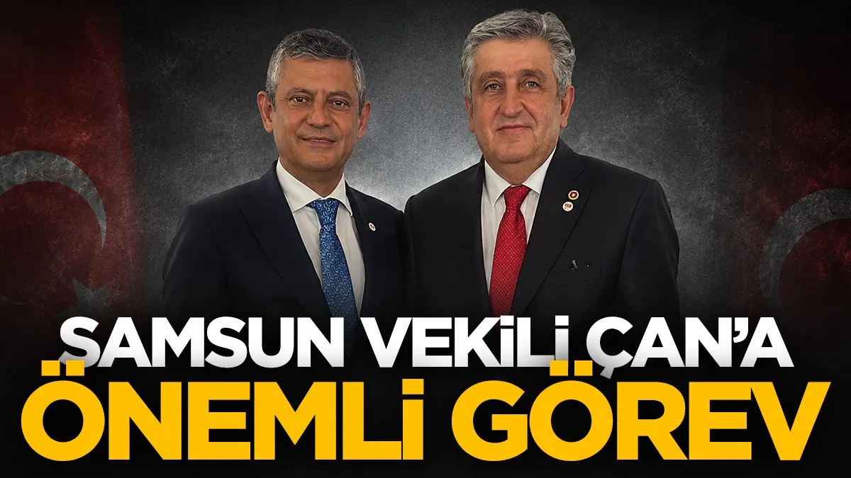 Samsun Milletvekili Murat Çan’a YENİ Parti’de önemli görev