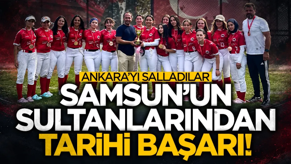 Samsun softbol takımından Türkiye üçüncülüğü