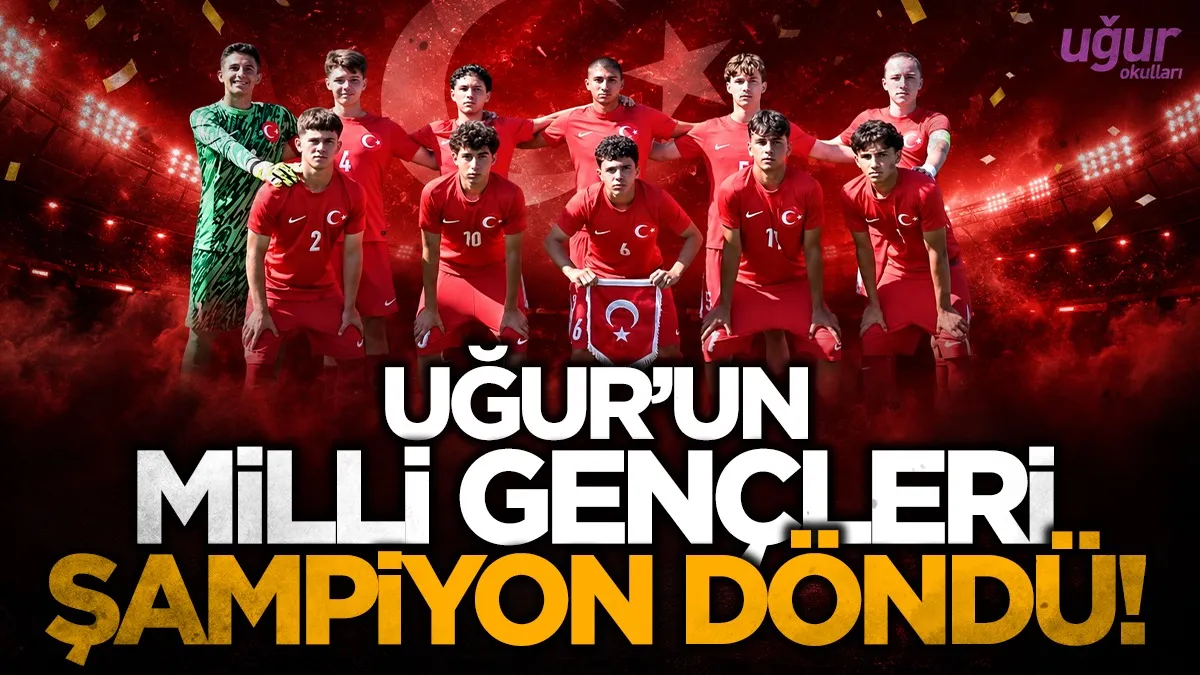 Samsun Uğur Okulları'nın milli gençleri Sırbistan'dan şampiyon döndü