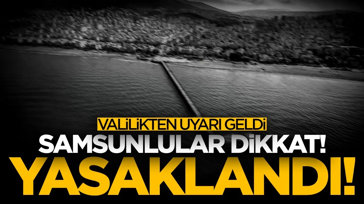 Samsun Valiliği’nden deniz uyarısı: 3 ilçede yasaklandı...