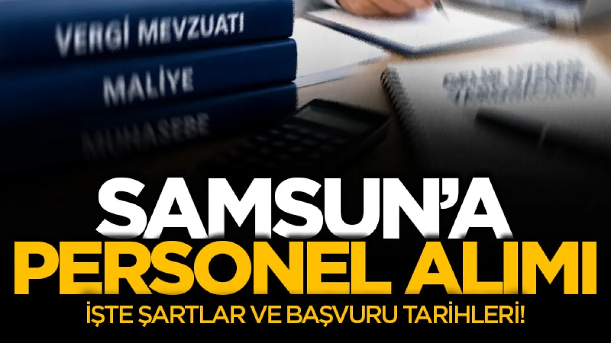 Samsun'a gelir uzman yardımcısı alınacak