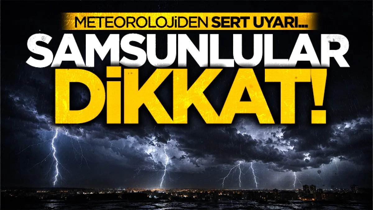 Samsun'a yağmur geri döndü! 17 ilçede bugün hava nasıl olacak?
