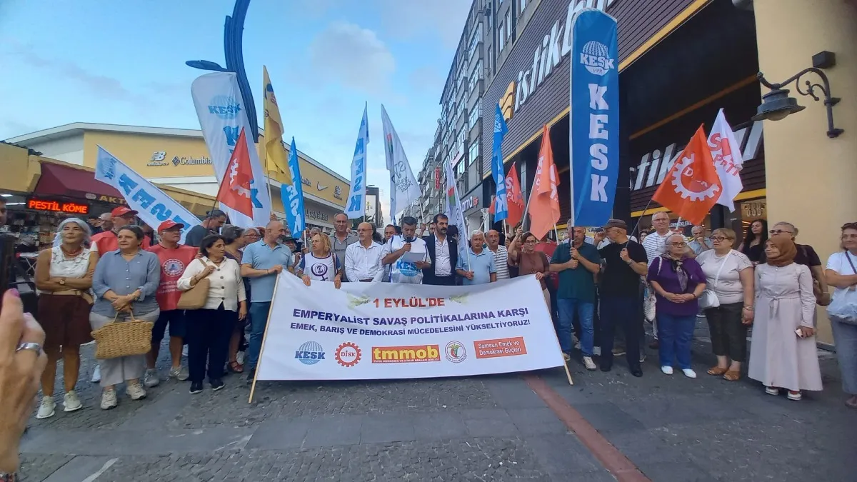 Samsun’da 1 Eylül Dünya Barış Günü açıklaması