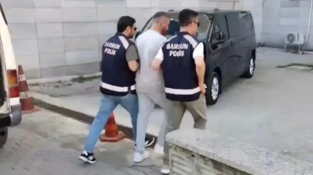 Samsun'da 16 yıl 9 ay hapis cezasıyla aranan şahıs yakalandı