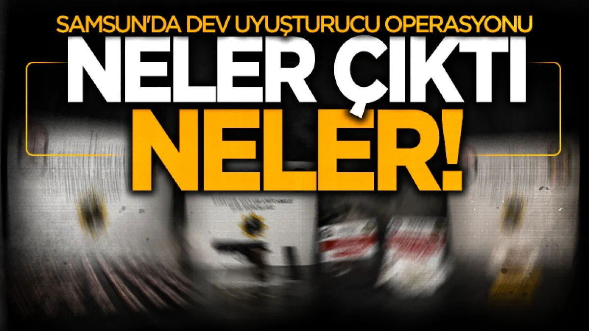Samsun'da 4 ilçede uyuşturucu operasyonu: 6 gözaltı