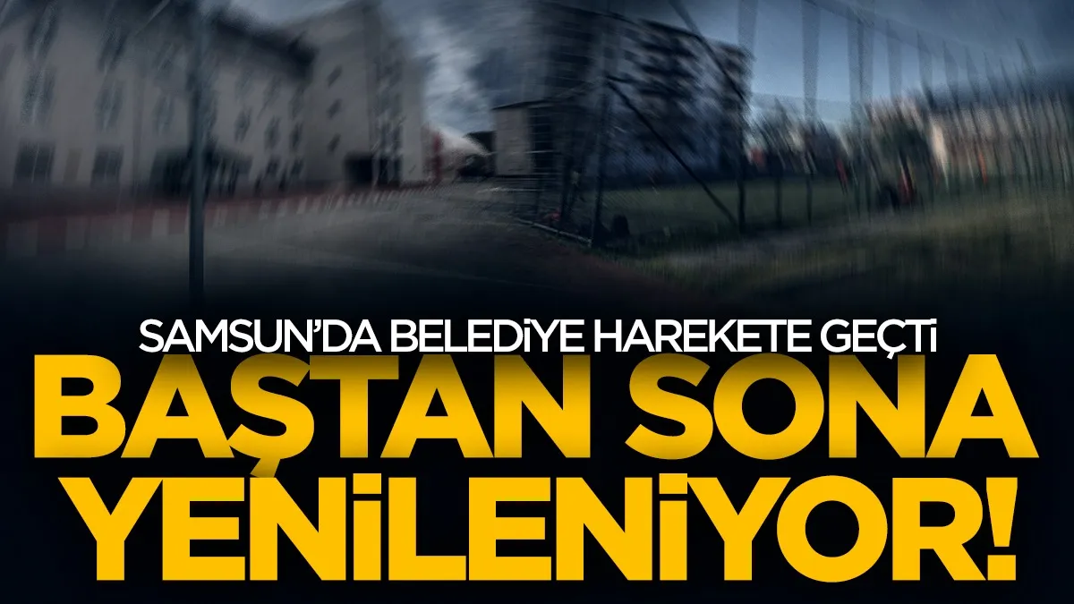 Samsun’da 7 spor tesisi baştan sona yenilenecek