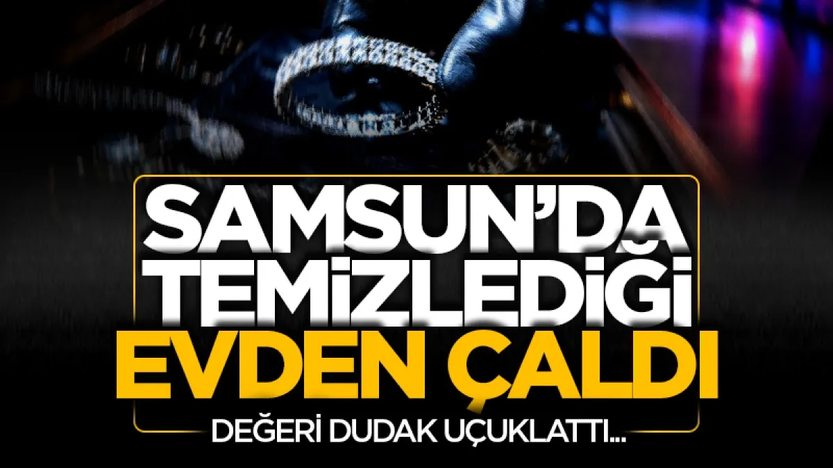 Samsun'da 800 bin TL’lik pırlanta hırsızlığına gözaltı