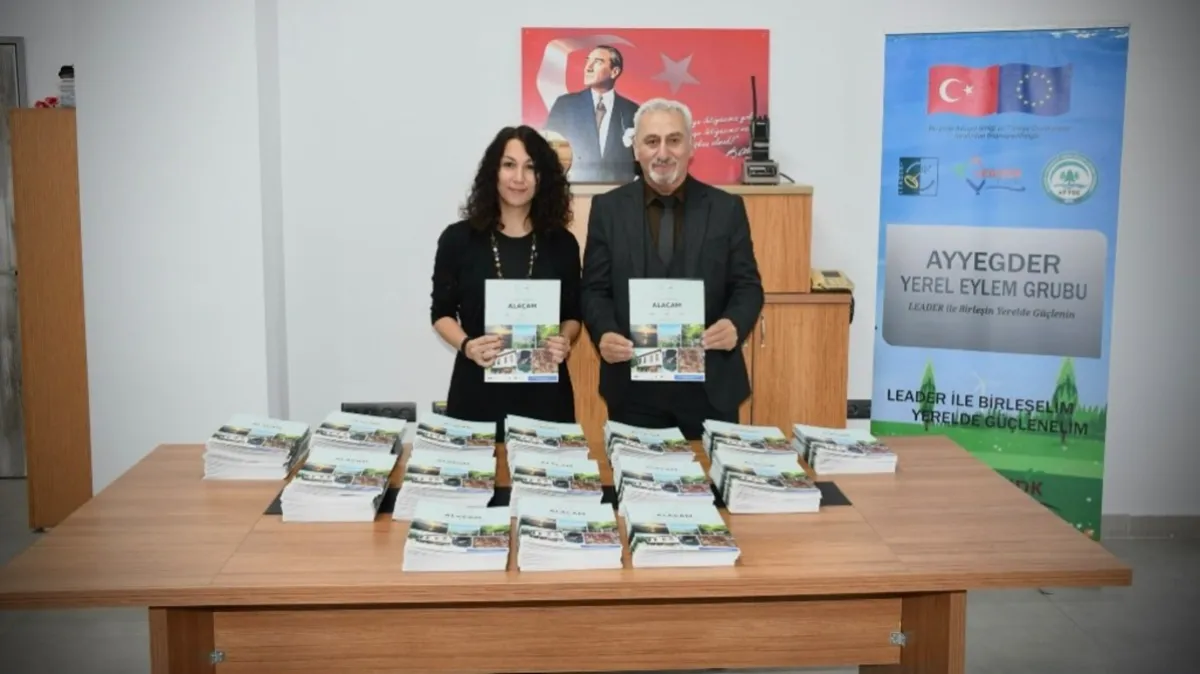 Samsun'da Alaçam'ın tanıtımı için kitapçık hazırlandı