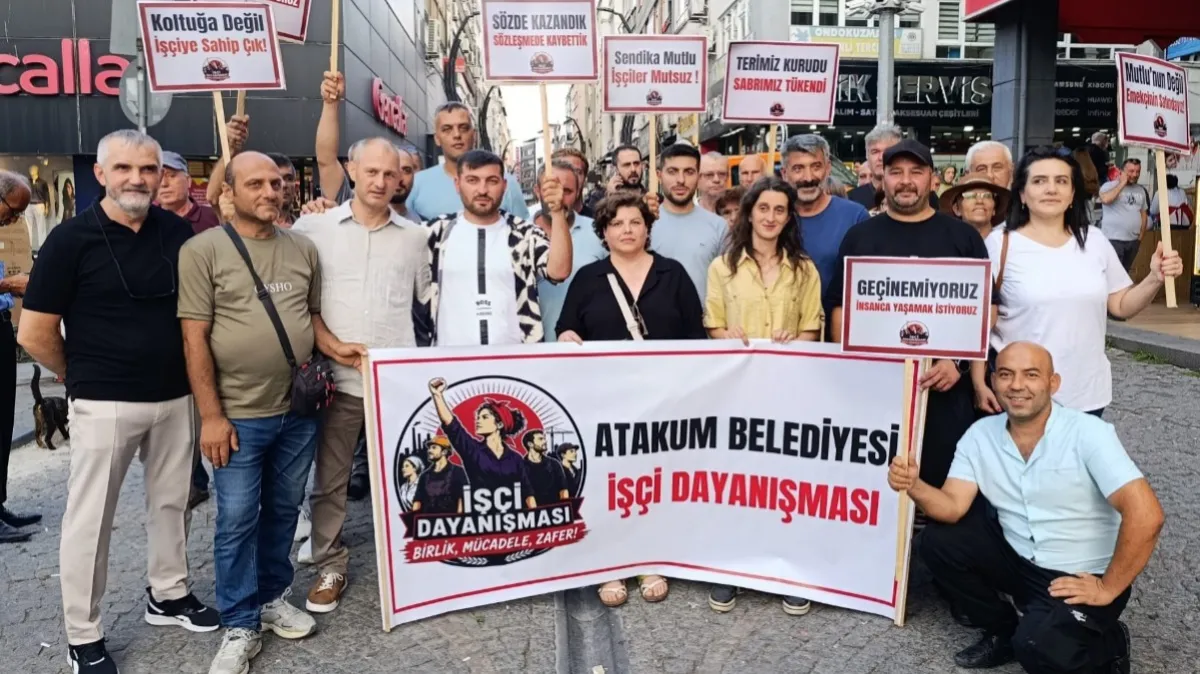 Samsun'da Atakum işçisinin feryadı