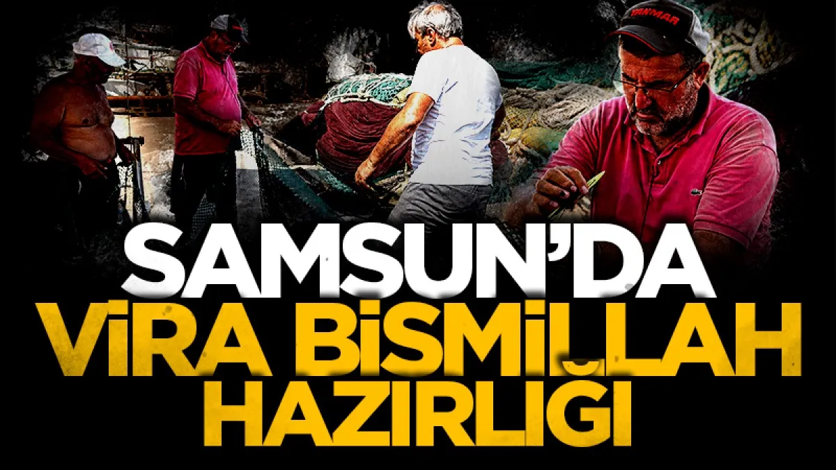 Samsun'da balıkçılar yeni sezona hazırlanıyor